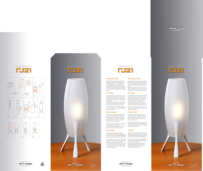 Lumin&aacute;ria table lamp