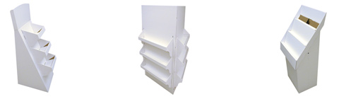 Freestanding displays and the steel rule dielines to produce them are easy to design in AlphaCorr software on Mac or Windows. Freestanding displays and the steel rule dielines to produce them are easy to design in AlphaCorr software on Mac or Windows.