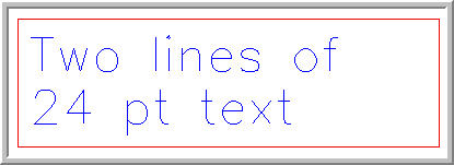 Text boxes in Rules packaging and display software should be limited to single lines of text.